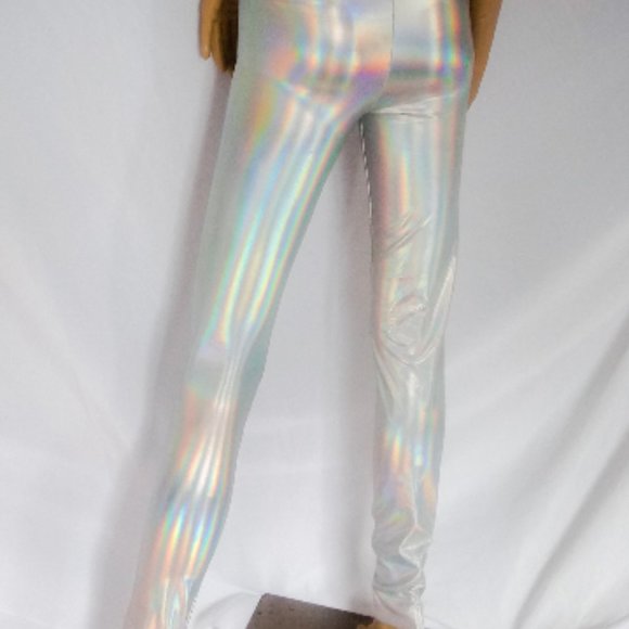 Iridescent holographic leggings - Picture 2 of 6